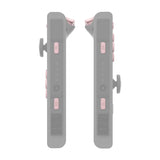 eXtremeRate Cherry Blossoms Pink Replacement ABXY Direction Keys SR SL L R ZR ZL Trigger Buttons Springs, Full Set Buttons Repair Kits with Tools for NS Switch JoyCon & OLED JoyCon - JoyCon Shell NOT Included - AJ206