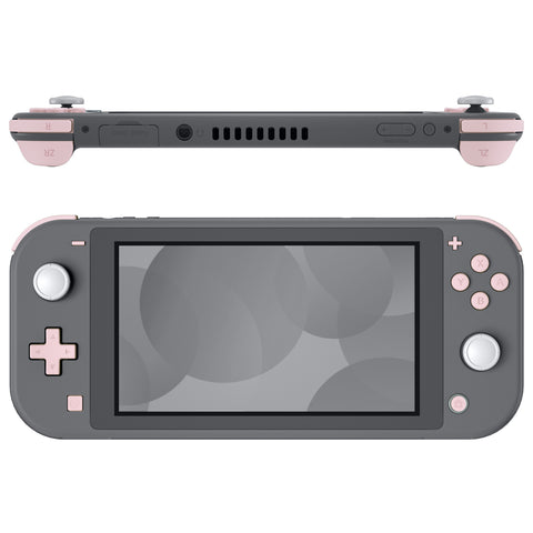eXtremeRate Cherry Blossoms Pink Replacement ABXY Home Capture Plus Minus Keys Dpad L R ZL ZR Trigger for Nintendo Switch Lite, Full Set Buttons Repair Kits with Tools for Nintendo Switch Lite - HL506