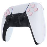 eXtremeRate Replacement D-pad R1 L1 R2 L2 Triggers Share Options Face Buttons, Cherry Blossoms Pink Full Set Buttons Compatible with ps5 Controller BDM-010 & BDM-020 - JPF1012G2