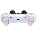 eXtremeRate Replacement D-pad R1 L1 R2 L2 Triggers Share Options Face Buttons, Cherry Blossoms Pink Full Set Buttons Compatible with ps5 Controller BDM-010 & BDM-020 - JPF1012G2
