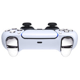 eXtremeRate Replacement D-pad R1 L1 R2 L2 Triggers Share Options Face Buttons, Chrome Silver Full Set Buttons Compatible with ps5 Controller BDM-010 & BDM-020 - JPF2002G2