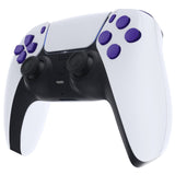 eXtremeRate Replacement D-pad R1 L1 R2 L2 Triggers Share Options Face Buttons, Purple Full Set Buttons Compatible with ps5 Controller BDM-010 & BDM-020 - JPF1007G2