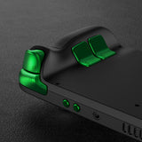 eXtremeRate Chrome Green Replacement Full Set Buttons for Steam Deck LCD - JESDD003