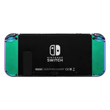eXtremeRate Chameleon Green Purple Handheld Controller Housing With Full Set Buttons DIY Replacement Shell Case for NS Switch JoyCon & OLED JoyCon - Console Shell NOT Included - CP311