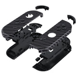eXtremeRate Graphite Carbon Fiber Handheld Controller Housing with Buttons, DIY Replacement Shell Case for NS Switch JoyCon & OLED JoyCon – Joycon and Console NOT Included - CS209