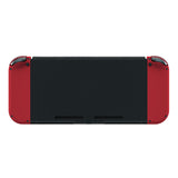eXtremeRate Soft Touch Grip Passion Red Joycon Handheld Controller Housing with Coloful Buttons, DIY Replacement Shell Case for NS Switch JoyCon & OLED JoyCon – Joycon and Console NOT Included - CP334