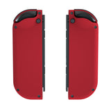 eXtremeRate Soft Touch Grip Passion Red Joycon Handheld Controller Housing with Coloful Buttons, DIY Replacement Shell Case for NS Switch JoyCon & OLED JoyCon – Joycon and Console NOT Included - CP334