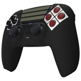 Full Set Housing Shell with Action Buttons Touchpad Cover, SFC SNES Classic EU Replacement Decorative Trim Shell Front Back Plates Compatible with ps5 Controller BDM-010/020/030/040/050 - QPFT1001G3
