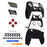 Full Set Housing Shell with Action Buttons Touchpad Cover, SFC SNES Classic EU Replacement Decorative Trim Shell Front Back Plates Compatible with ps5 Controller BDM-010/020/030/040/050 - QPFT1001G3