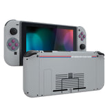 eXtremeRate Back Plate for Nintendo Switch Console, NS Joycon Handheld Controller Housing with Buttons, DIY Replacement Shell for Nintendo Switch - Classic 1989 GB DMG-01 - QT117