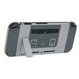 eXtremeRate Back Plate for Nintendo Switch Console, NS Joycon Handheld Controller Housing with Buttons, DIY Replacement Shell for Nintendo Switch - SFC SNES Classic EU - QT118