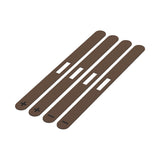eXtremeRate Side Rail Slot Sticker for Nintendo Switch 2 Console - Wood Grain Brown - DDBNT197