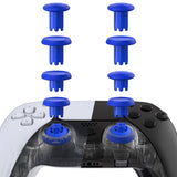 eXtremeRate ThumbsGear V3 Interchangeable Ergonomic Thumbsticks for PS5 Edge & PS5 & PS4 Controller - Blue - NNFPFM006