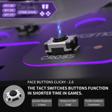 eXtremeRate Strong Version Whole Clicky Kit V2 for PS5 Controller BDM-040/050/060 Shoulder Face Buttons, Micro Switch L2R2 Clicky Hair Trigger Kit and Tactile L1R1 Face Buttons Mouse Click for PS5 Controller - PFMD017V2