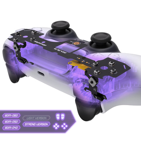 eXtremeRate Strong Version Whole Clicky Kit V2 for PS5 Controller BDM-040/050/060 Shoulder Face Buttons, Micro Switch L2R2 Clicky Hair Trigger Kit and Tactile L1R1 Face Buttons Mouse Click for PS5 Controller - PFMD017V2