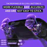 eXtremeRate Strong Version Whole Clicky Kit V2 for PS5 Controller BDM-040/050/060 Shoulder Face Buttons, Micro Switch L2R2 Clicky Hair Trigger Kit and Tactile L1R1 Face Buttons Mouse Click for PS5 Controller - PFMD017V2