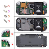 eXtremeRate Passion Red Replacement ABXY Home Capture Plus Minus Keys Dpad L R ZL ZR Trigger for NS Switch Lite, Full Set Buttons Repair Kits with Tools for NS Switch Lite - HL532