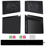 eXtremeRate eXcover Replacement Top Bottom Cover Side Panel with Cooling Vent for PS5 Slim Disc Edition Console - Black - APSPFM001