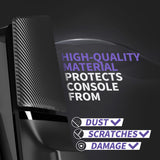 eXtremeRate eXcover Replacement Top Bottom Cover Side Panel with Cooling Vent for PS5 Slim Disc Edition Console - Black - APSPFM001