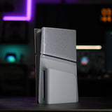 eXtremeRate eXcover Replacement Top Bottom Cover Side Panel with Cooling Vent for PS5 Slim Disc Edition Console - New Hope Gray - APSPFM003