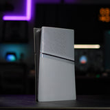 eXtremeRate eXcover Replacement Top Bottom Cover Side Panel with Cooling Vent for PS5 Slim Digital Edition Console - New Hope Gray - SWRPFM003