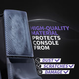 eXtremeRate eXcover Replacement Top Bottom Cover Side Panel with Cooling Vent for PS5 Slim Disc Edition Console - Clear Ice Blue - APSPFM002