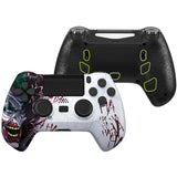 eXtremeRate Clown HAHAHA DECADE Tournament Controller (DTC) Upgrade Kit for PS4 Controller JDM-040/050/055, Upgrade Board & Ergonomic Shell & Back Buttons & Trigger Stops - Controller NOT Included - P4MG011