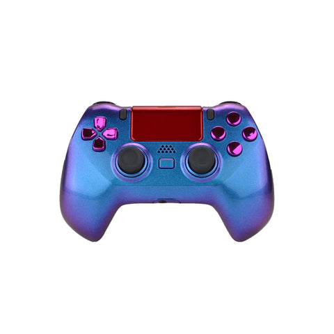 eXtremeRate Chameleon Purple Blue Glossy Custom Remap Elite Controller for Video Game- SP4CP01