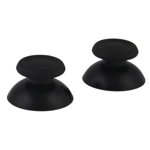 eXtremeRate Solid Black Analog Thumbsticks Buttons Repair for PS4 Controller - P4J0109