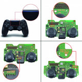 eXtremeRate Soft Touch Black Dawn Remappable Remap Kit with Redesigned Back Shell & 4 Back Buttons for PS4 Controller JDM 040/050/055 - P4RM011