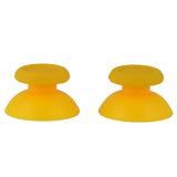 eXtremeRate Solid Yellow Analog Thumbsticks Buttons Repair for PS4 Controller - P4J0104