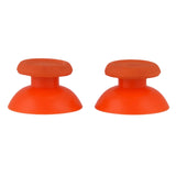 eXtremeRate Solid Orange Analog Thumbsticks Buttons Repair for PS4 Controller - P4J0102