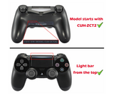 eXtremeRate Chrome Silver Replacement D-pad R1 L1 R2 L2 Triggers Touchpad Action Home Share Options Buttons, Full Set Buttons Repair Kits with Tool for PS4 Slim PS4 Pro CUH-ZCT2 Controller - SP4J0414