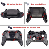 eXtremeRate Glacier Blue Faceplate Backplate Handles for Nintendo Switch Pro Controller - Controller NOT Included - FRM506