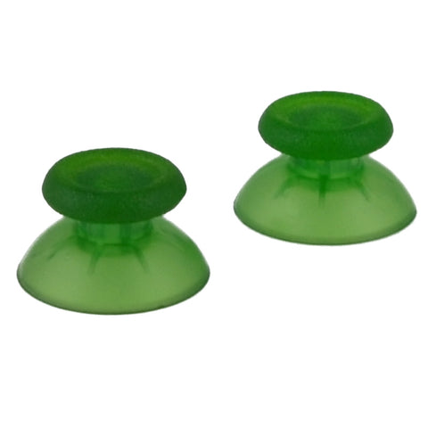 eXtremeRate Clear Green Custom Thumbsticks Analog Stick Part for PS4 Controll - P4J0113Q