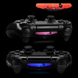 eXtremeRate 30pcs Custom Pattern Design Light Bar Decals for PS4- GCLS0037