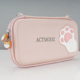 ACTMODZ Pink Cute Cat Paw Carrying Case for Nintendo Switch & Switch OLED - ACTM002