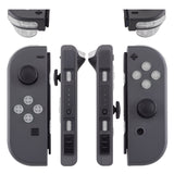 eXtremeRate Transparent Clear Replacement ABXY Direction Keys SR SL L R ZR ZL Trigger Buttons Springs, Full Set Buttons Repair Kits with Tools for NS Switch JoyCon & OLED JoyCon - JoyCon Shell NOT Included - AJ104