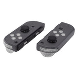 eXtremeRate Transparent Clear Replacement ABXY Direction Keys SR SL L R ZR ZL Trigger Buttons Springs, Full Set Buttons Repair Kits with Tools for NS Switch JoyCon & OLED JoyCon - JoyCon Shell NOT Included - AJ104