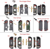 eXtremeRate Replacement DIY Colorful ABXY Buttons Directions Keys Repair Kits with Tools for NS Switch JoyCon & OLED JoyCon - JoyCon Shell NOT Included - AJ109