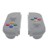 eXtremeRate Replacement DIY Colorful ABXY Buttons Directions Keys Repair Kits with Tools for NS Switch JoyCon & OLED JoyCon - JoyCon Shell NOT Included - AJ109