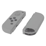 eXtremeRate Clear Black Replacement DIY Colorful ABXY Buttons Directions Keys Repair Kits with Tools for NS Switch JoyCon & OLED JoyCon - JoyCon Shell NOT Included - AJ112