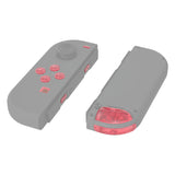 eXtremeRate Cherry Pink Replacement DIY Colorful ABXY Buttons Directions Keys Repair Kits with Tools for NS Switch JoyCon & OLED JoyCon - JoyCon Shell NOT Included - AJ114
