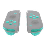 eXtremeRate Emerald Green Replacement DIY Colorful ABXY Buttons Directions Keys Repair Kits with Tools for NS Switch JoyCon & OLED JoyCon - JoyCon Shell NOT Included - AJ115