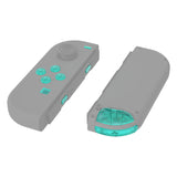 eXtremeRate Emerald Green Replacement DIY Colorful ABXY Buttons Directions Keys Repair Kits with Tools for NS Switch JoyCon & OLED JoyCon - JoyCon Shell NOT Included - AJ115
