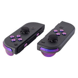 eXtremeRate Purple Blue Chameleon Replacement ABXY Direction Keys SR SL L R ZR ZL Trigger Buttons Springs, Full Set Buttons Repair Kits with Tools for NS Switch JoyCon & OLED JoyCon - JoyCon Shell NOT Included - AJ201