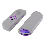 eXtremeRate Purple Blue Chameleon Replacement ABXY Direction Keys SR SL L R ZR ZL Trigger Buttons Springs, Full Set Buttons Repair Kits with Tools for NS Switch JoyCon & OLED JoyCon - JoyCon Shell NOT Included - AJ201