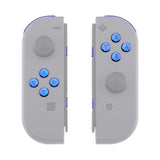 eXtremeRate Purple Blue Chameleon Replacement ABXY Direction Keys SR SL L R ZR ZL Trigger Buttons Springs, Full Set Buttons Repair Kits with Tools for NS Switch JoyCon & OLED JoyCon - JoyCon Shell NOT Included - AJ201