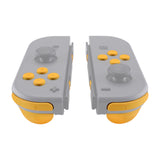 eXtremeRate Caution Yellow Replacement ABXY Direction Keys SR SL L R ZR ZL Trigger Buttons Springs, Full Set Buttons Repair Kits with Tools for NS Switch JoyCon & OLED JoyCon - JoyCon Shell NOT Included- AJ205