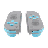 eXtremeRate Heaven Blue Replacement ABXY Direction Keys SR SL L R ZR ZL Trigger Buttons Springs, Full Set Buttons Repair Kits with Tools for NS Switch JoyCon & OLED JoyCon - JoyCon Shell NOT Included- AJ207